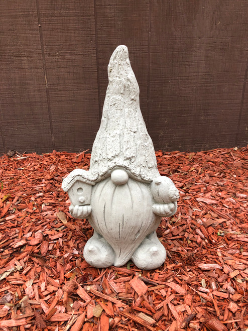 Gnome Holding Bird