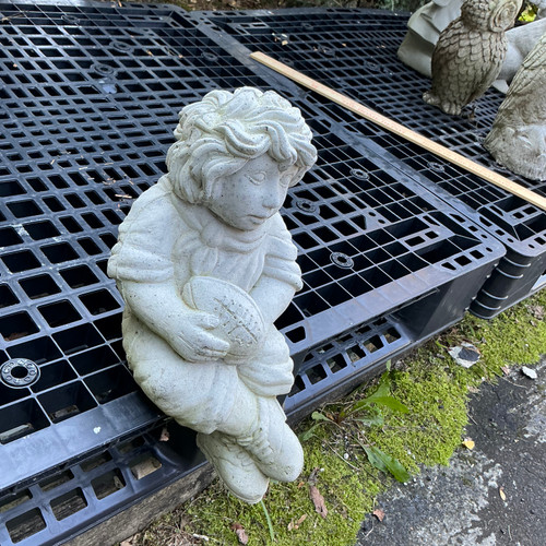 Sitting Football boy