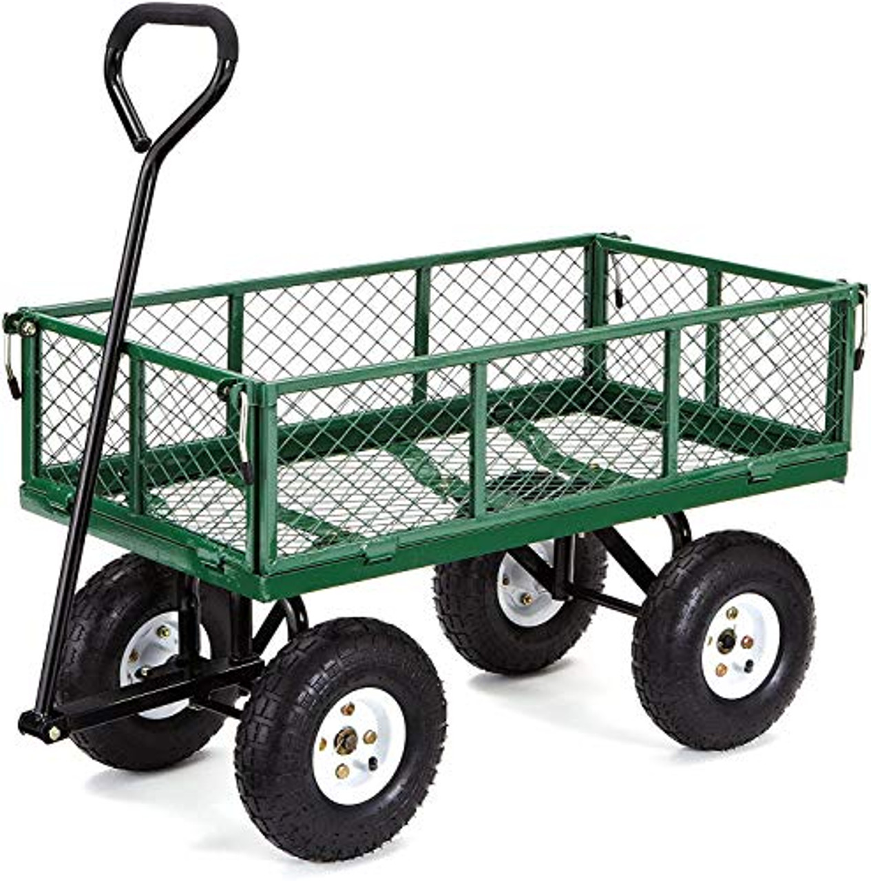 Gorilla Carts 3 Cu. Ft. 400 Lb. Steel Utility Garden Cart - Town