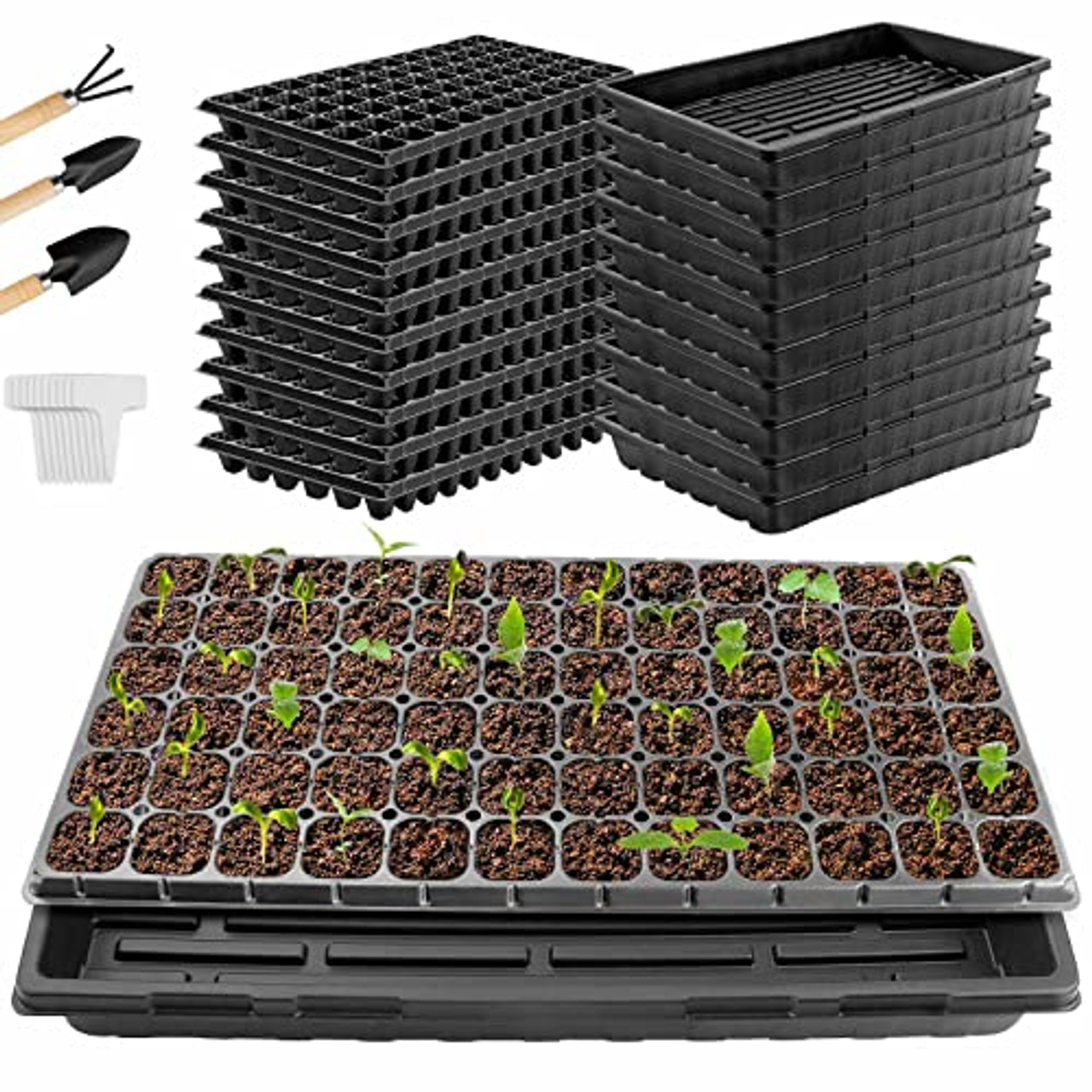 Plant Trays, Garden Seed Growing Trays
