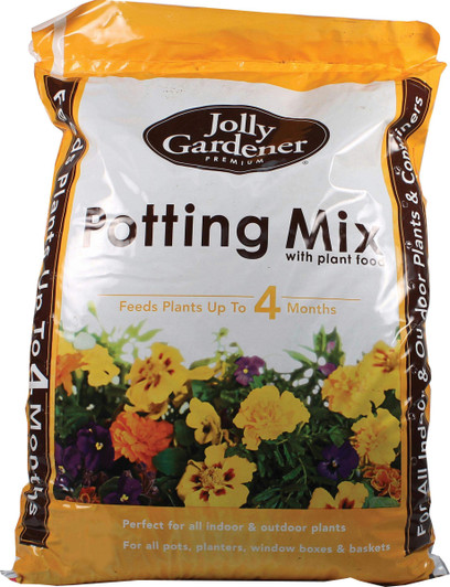 Jolly Gardener 50150028 Premium Potting Mix with Plant Food, 2 Cubic Feet