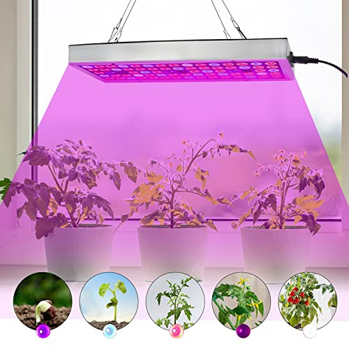 Juhefa LED Grow Lights, Full Spectrum Grow Lamp with IR & UV LED
