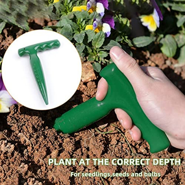 ZLY Adjustable Hand Held Garden Flower Plant Grass Seeds Planter Dial Sower Sowing Seeder Gardening Tool