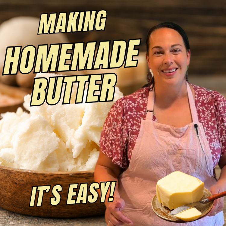 How to Make Homemade Butter - It is Easy