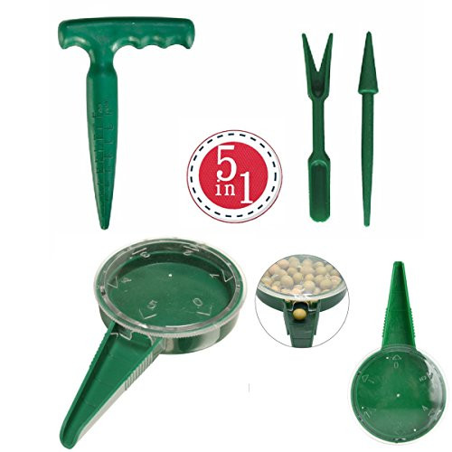 ZLY Adjustable Hand Held Garden Flower Plant Grass Seeds Planter Dial Sower  Sowing Seeder Gardening Tool