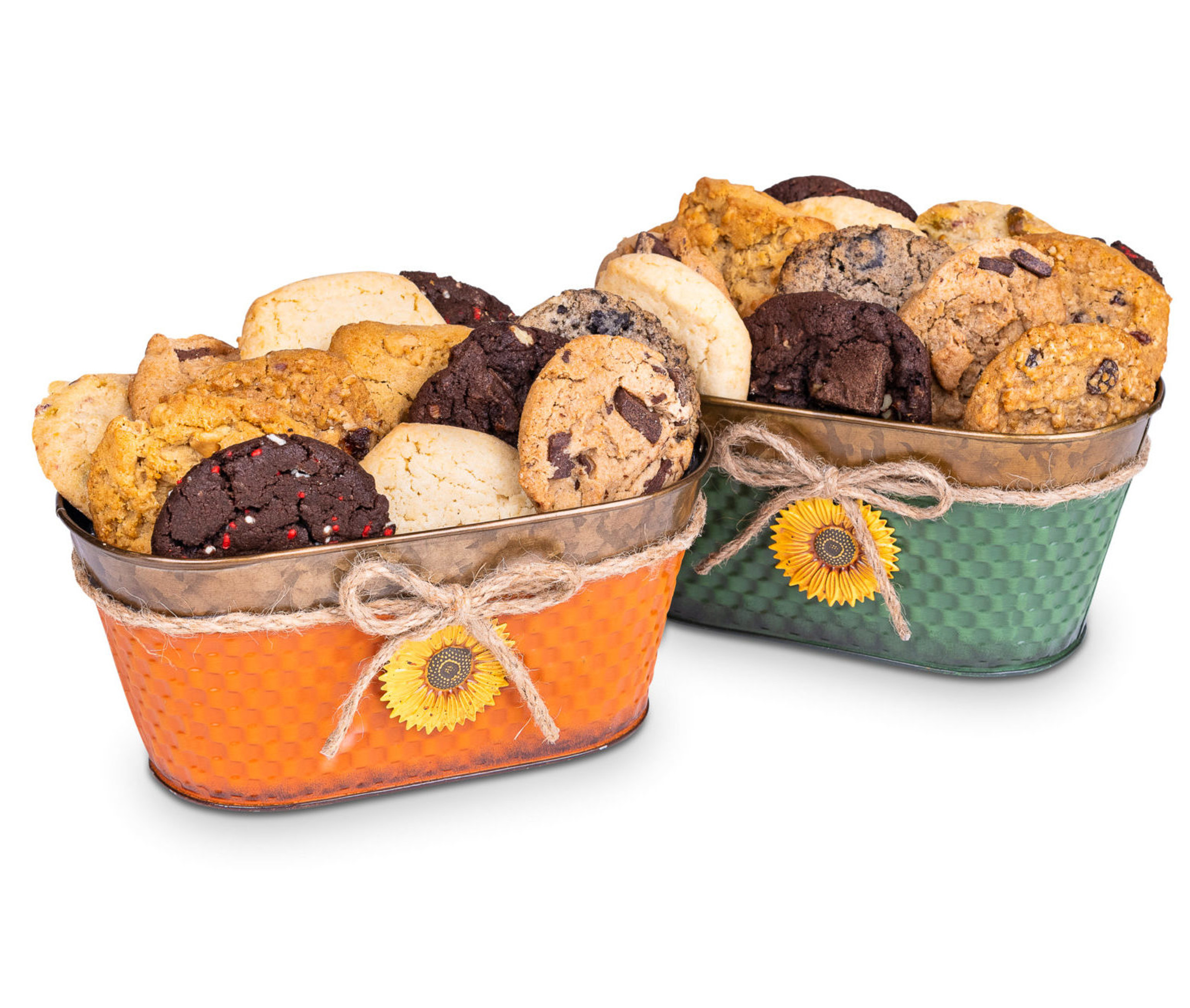 Sunflower Cookie Basket Carolina Cookie Company