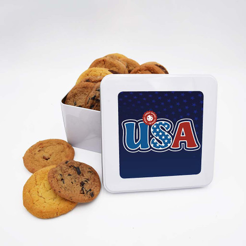 USA Cookie Tin