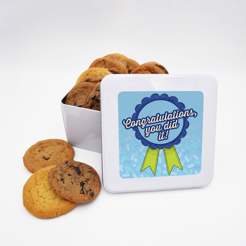 Congratulations You Did It Cookie Tin