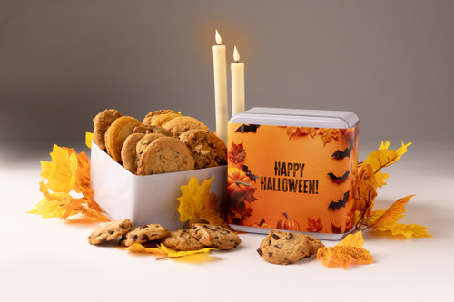 Copy of Orange Happy Halloween Tin