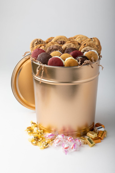 Gold XLarge Cookie Bucket