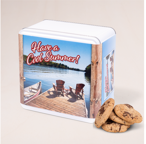 Cool Summer Cookie Tin