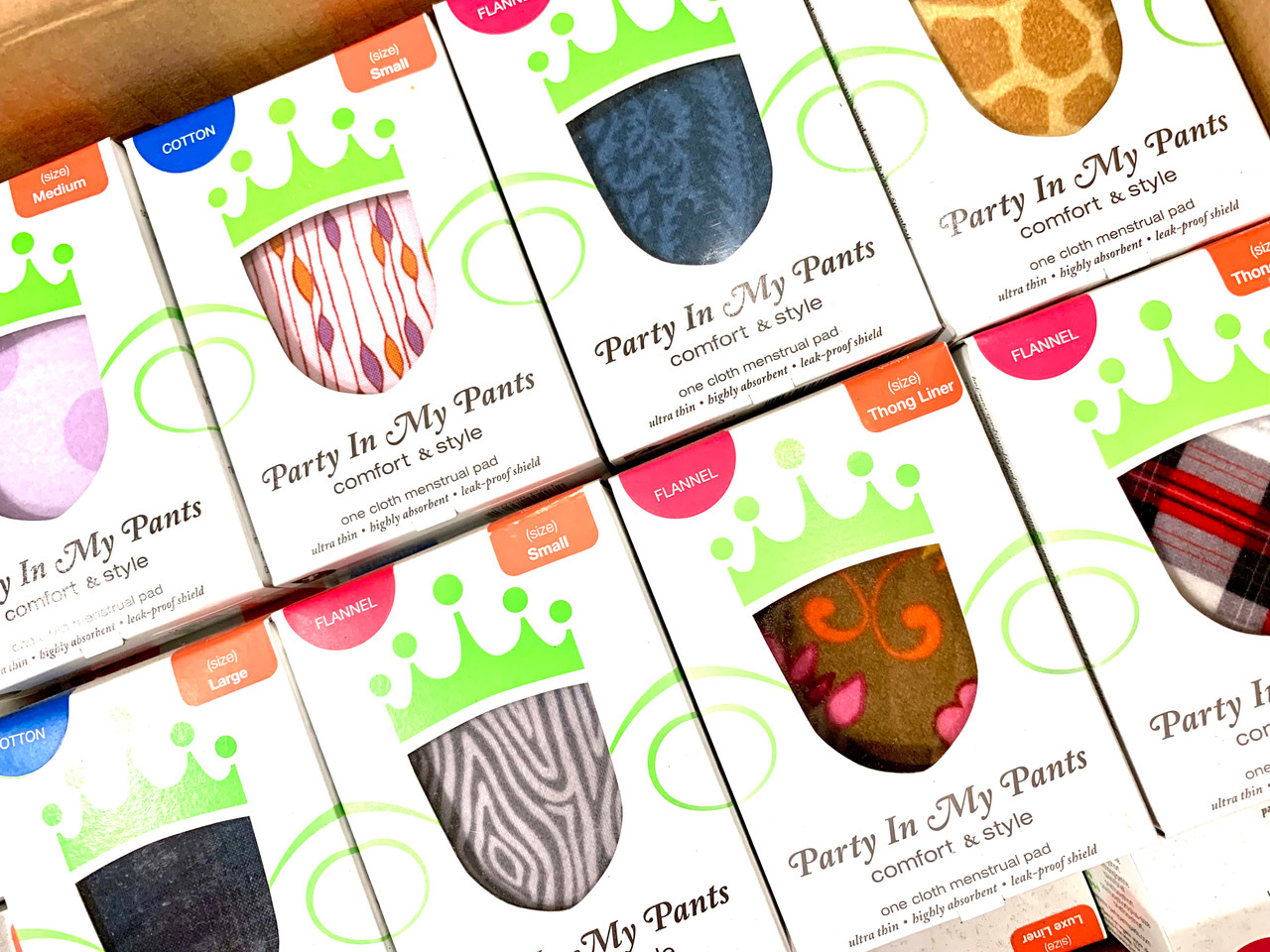 Party In My Pants! Reusable Cloth Liner - Thong