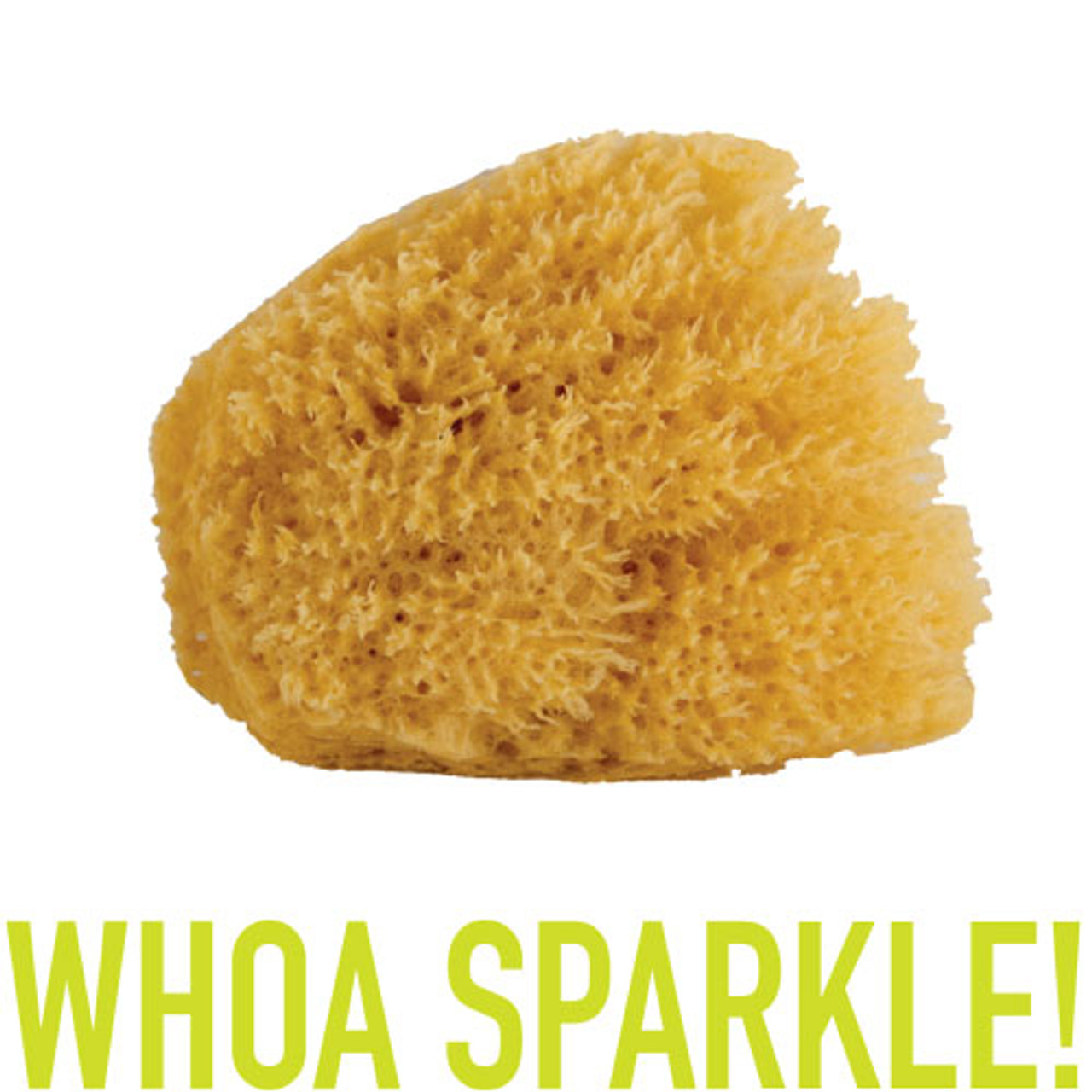 WHOA BABY! Ultra Soft & Gentle Small Sea Wool Bath Sponge