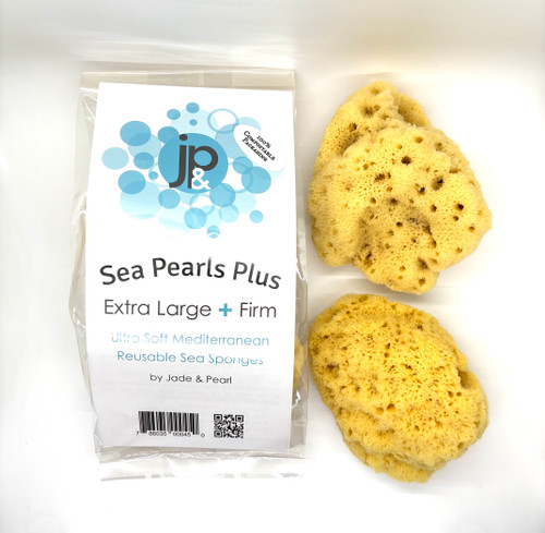 Sea Pearls Plus- Extra Large & Firm Reusable Sea Sponges