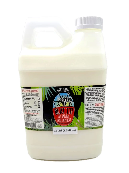 Beat It! All Natural Insect Repellent- 1/2 Gallon- 25% off!