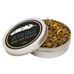 holland and barrett herbal tobacco Sacred Eagle Herbal Smoking Blend- 1 oz. tin