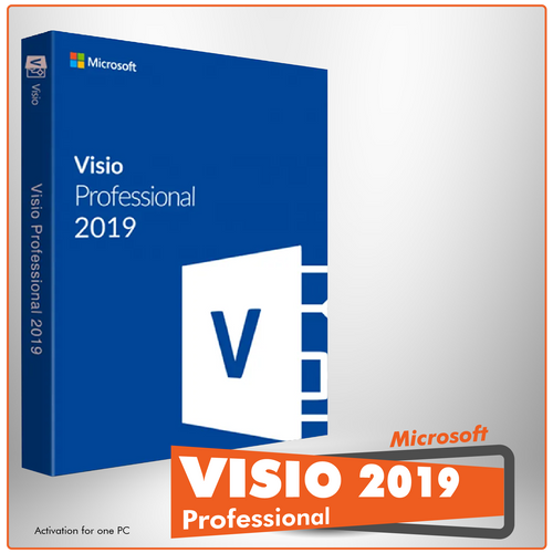 Visio Professional 2019 - Digital License Key for Windows PC only