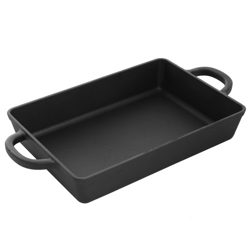 Crock Pot Artisan 13 in. Preseasoned Cast Iron Lasagna Pan D970-112010.01 Crock Pot Artisan 13 in. Preseasoned Cast Iron Lasagna Pan D970-112010.01