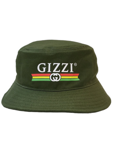 KINGPIN GIZZI BUCKET HAT ARMY / WHITE / RASTA KINGPIN GIZZI BUCKET HAT ARMY / WHITE / RASTA