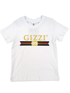 KINGPIN KIDS GIZZI TEE WHITE / GREEN / RED / GOLD KINGPIN KIDS GIZZI TEE WHITE / GREEN / RED / GOLD