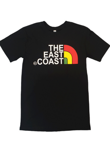 KINGPIN THE EAST COAST TEE BLACK / RASTA KINGPIN THE EAST COAST TEE BLACK / RASTA
