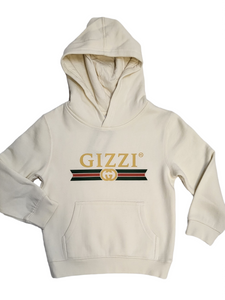 KINGPIN KIDS GIZZI GUCCI HOOD CREAM / GREEN / RED / GOLD KINGPIN KIDS GIZZI GUCCI HOOD CREAM / GREEN / RED / GOLD