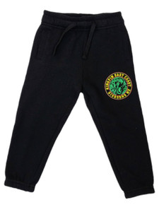 KINGPIN KIDS IRON LION TRACKPANT  BLACK / RASTA KINGPIN KIDS IRON LION TRACKPANT  BLACK / RASTA