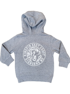 KINGPIN KIDS IRON LION HOOD GREY/WHITE KINGPIN KIDS IRON LION HOOD GREY/WHITE