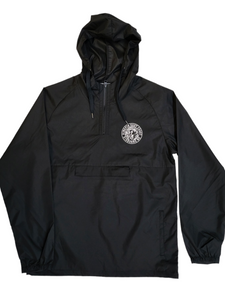 KINGPIN IRON LION WINDBREAKER JACKET BLACK / WHITE KINGPIN IRON LION WINDBREAKER JACKET BLACK / WHITE