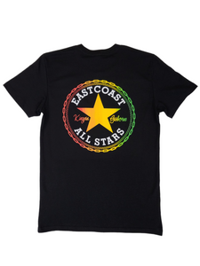 KINGPIN EASTCOAST ALL STARS TEE BLACK / CEMENT / RASTA KINGPIN EASTCOAST ALL STARS TEE BLACK / CEMENT / RASTA