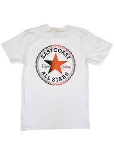 KINGPIN EASTCOAST ALL STARS TEE WHITE / CEMENT / MULTI KINGPIN EASTCOAST ALL STARS TEE WHITE / CEMENT / MULTI