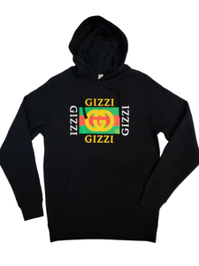 KINGPIN GIZZI GANG HOOD BLACK / RASTA KINGPIN GIZZI GANG HOOD BLACK / RASTA