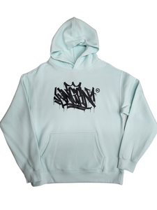 KINGPIN TAG HOOD SEA FOAM / BLACK KINGPIN TAG HOOD SEA FOAM / BLACK