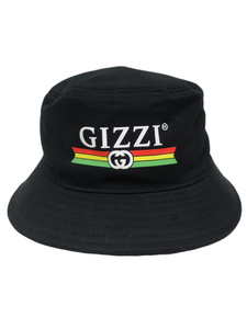 KINGPIN GIZZI BUCKET HAT BLACK / RASTA KINGPIN GIZZI BUCKET HAT BLACK / RASTA