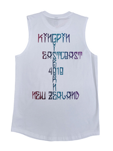 KINGPIN BARRIO SINGLET WHITE / PASTEL FADE KINGPIN BARRIO SINGLET WHITE / PASTEL FADE