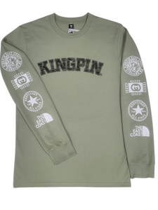 KINGPIN ICONS L/S TEE PISTACHIO / WHITE / BLACK KINGPIN ICONS L/S TEE PISTACHIO / WHITE / BLACK