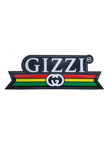 KINGPIN GIZZI STICKER LARGE BLACK / RASTA KINGPIN GIZZI STICKER LARGE BLACK / RASTA