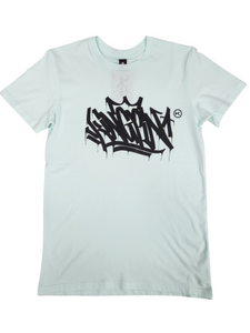 KINGPIN TAG TEE SEAFOAM / BLACK