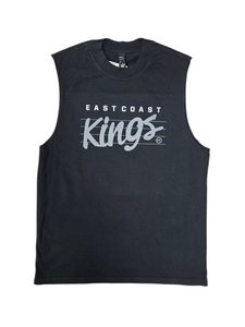 KINGPIN EASTCOAST KINGS HEAVY SINGLET FADED BLACK / WHITE / CEMENT KINGPIN EASTCOAST KINGS HEAVY SINGLET FADED BLACK / WHITE / CEMENT
