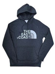 KINGPIN THE EAST COAST HOOD ASPHALT MARLE / GREY FADE KINGPIN THE EAST COAST HOOD ASPHALT MARLE / GREY FADE