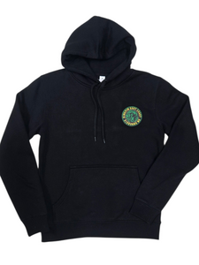 KINGPIN IRON LION WOVEN EMBROIDERED HOOD BLACK / RASTA