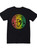 KINGPIN IRON LION TEE BLACK / RASTA KINGPIN IRON LION TEE BLACK / RASTA