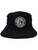 KINGPIN IRON LION BUCKET HAT BLACK / WHITE