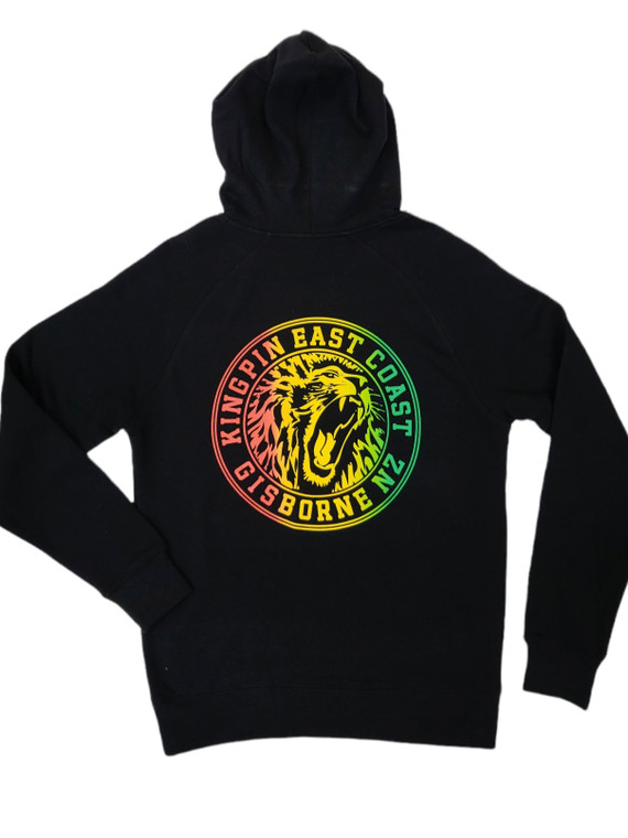 KINGPIN IRON LION HOOD RASTA/BLACK KINGPIN IRON LION HOOD RASTA/BLACK