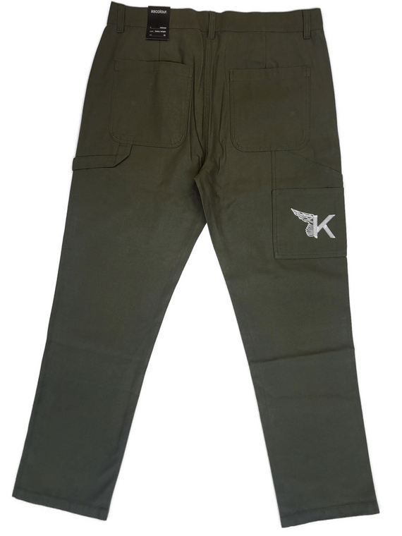 KINGPIN UTILITY PANT ARMY / WHITE KINGPIN UTILITY PANT ARMY / WHITE