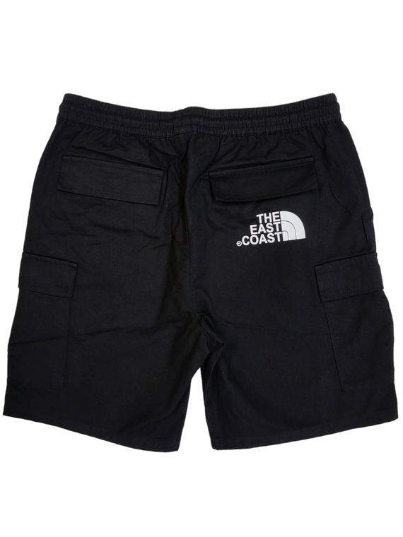 KINGPIN THE EAST COAST CARGO SHORT BLACK / WHITE