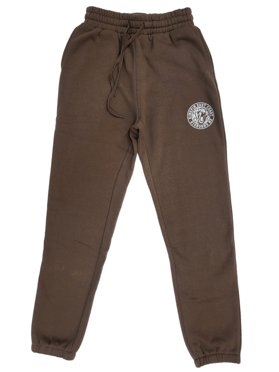KINGPIN IRON LION TRACKPANT WALNUT / WHITE KINGPIN IRON LION TRACKPANT WALNUT / WHITE