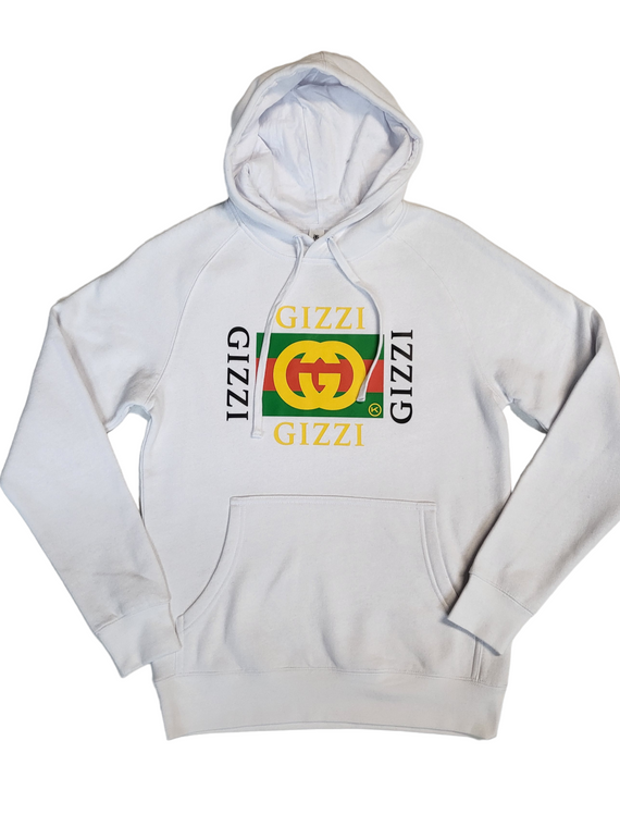 KINGPIN GIZZI GANG HOOD WHITE / RASTA