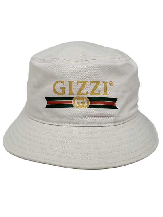 KINGPIN GIZZI BUCKET HAT ECRU / GREEN / RED / GOLD