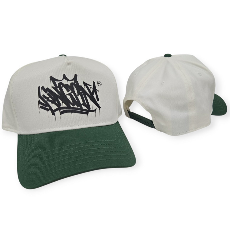 KINGPIN TAG FRAME CAP 2TONE NATURAL / FOREST